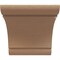 Ekena Millwork 6"W x 6"D x 6"H Wide Olympic Rough Cedar Woodgrain TimberThane Corbel, Primed Tan CORUR06X06X06OLYRCPR - alternate 5